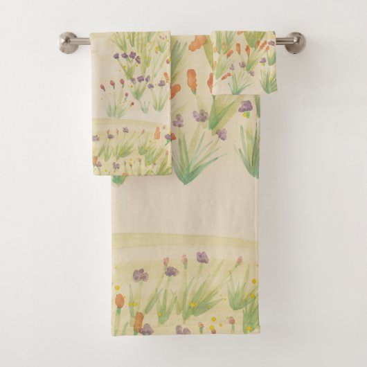 Ontwerper Waterverf Drie Delig Bad Handdoek (Insitu)