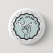 Ontwerper wint #1 ronde button 5,7 cm (Voorkant)