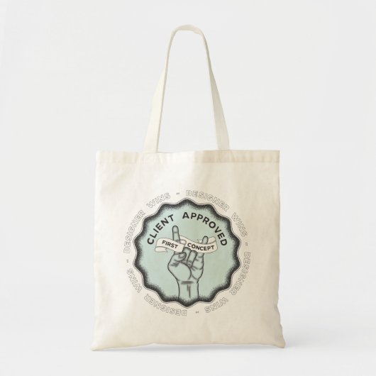 Ontwerper wint #1 tote bag (Voorkant)