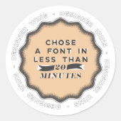 Ontwerper wint #2 ronde sticker (Voorkant)