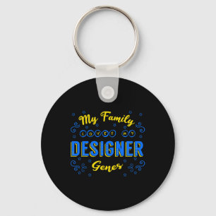 Ontwerpergenen Downsyndroom Bewustzijn Chromosoom  Sleutelhanger