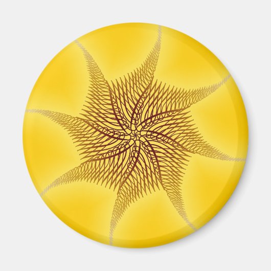 Ontwerpermotief: Abstract Patroon Magneet (Voorkant)