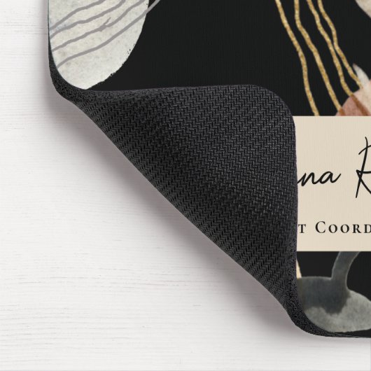 Ontwerper's Choice Artistic Abstract met Name Muismat (Hoek)