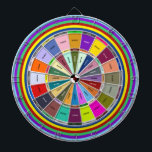 Ontwerpers Kleur Hex Code Kiezer Dartbord<br><div class="desc">Op zoek naar de perfecte kleurencombinatie voor uw volgende project of ontwerp? Probeer de willekeurige hex kleurenkiezer voor kunstenaars,  ontwerpers,  decorateurs en schilders om de perfecte reeks kleuren te coördineren. Veel kleurkeuzes en verschillende grijstinten met zwart en wit in het midden. Een perfect wapen voor elke besluiteloze ontwerpprofessional.</div>