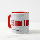 Ontwerpers spelen graag met grappige modellen mok (Voorkant links)