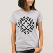 Ontwerpers t-shirt grijs met Mandala (Voorkant)
