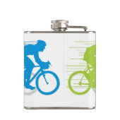 Ontwerpfles voor fietsen heupfles (Achterkant)