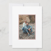 Ontwerpfoto van de moderne Terracotta van het Manu Save The Date (Achterkant)