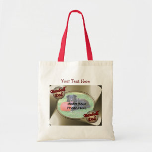 Ontwerpfoto van honkbal tote bag