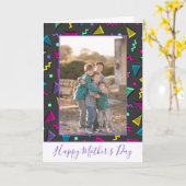 Ontwerpfoto van Trendy 80s Kaart (Gele Bloem)