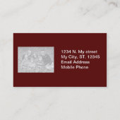 ONTWERPFOTOPROFIELKAARTEN VISITEKAARTJE (Achterkant)