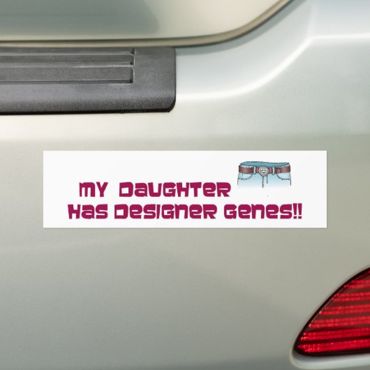 Ontwerpgenen Bumpersticker (Op auto)