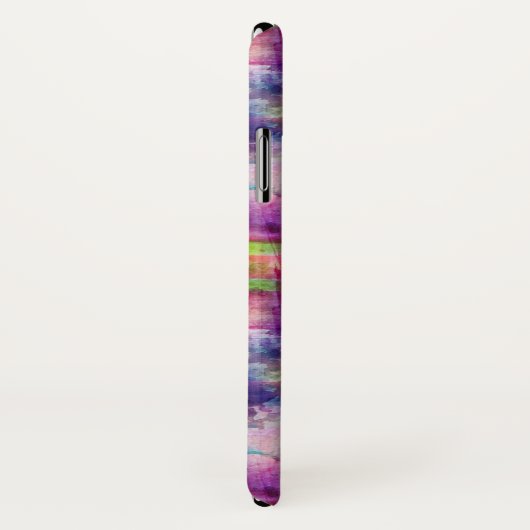 Ontwerpgroene, paarse waterverf Case-Mate iPhone case (Achterkant / rechts)