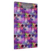 Ontwerpgroene, paarse waterverf klembord (Rechts)