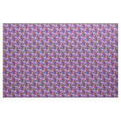 Ontwerpgroene, paarse waterverf stof (Yard (91,4 cm))