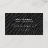 ONTWERPHAARSTYLIST-VISITEKAARTJES VISITEKAARTJE (Achterkant)