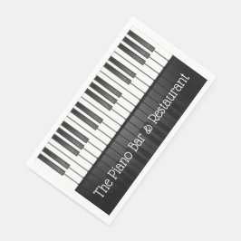 Ontwerphanddoeken voor piano-toetsenbord Napkins Servet