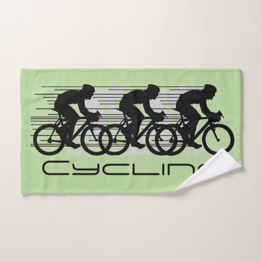 Ontwerphanddoekset fietsen bad handdoek (Handdoek)