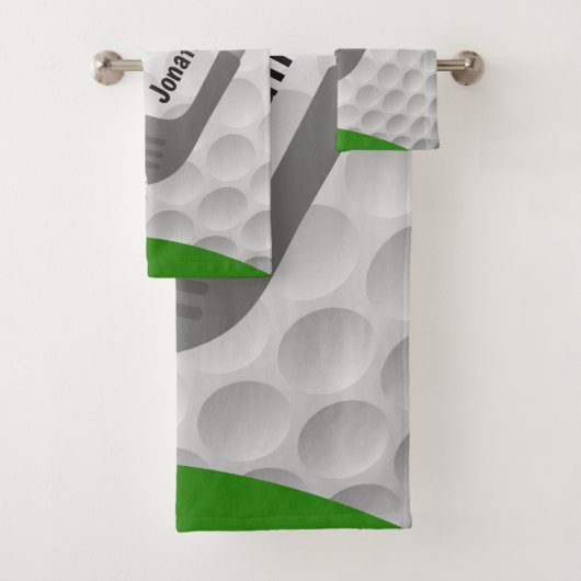 Ontwerphanddoekset Golfvormig ontwerp Bad Handdoek (Insitu)
