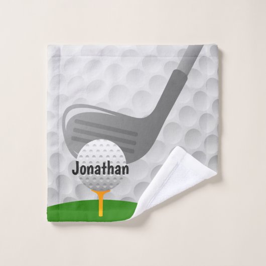 Ontwerphanddoekset Golfvormig ontwerp Bad Handdoek (Wasdoekje)