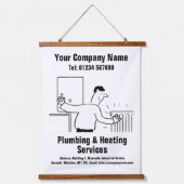 Ontwerphandleiding en verwarming Cartoon Hangend Wandkleed (Voorkant)