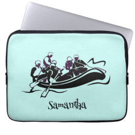 Ontwerphoes voor White Water River Rafting Laptop Sleeve