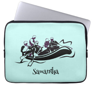 Ontwerphoes voor White Water River Rafting Laptop Sleeve