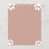 Ontwerphonden voor zakelijke Waterverf looppas Flyer (Achterkant)