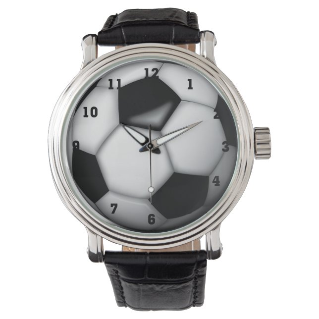 Ontwerphorloges voetbal horloge (Voorkant)