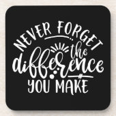 Ontwerpideaal voor de waardering van leraren bier onderzetter (Voorkant)