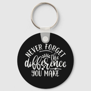 Ontwerpideaal voor de waardering van leraren sleutelhanger