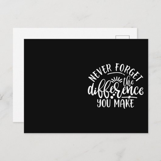 Ontwerpideaal voor onderwijswaardering briefkaart