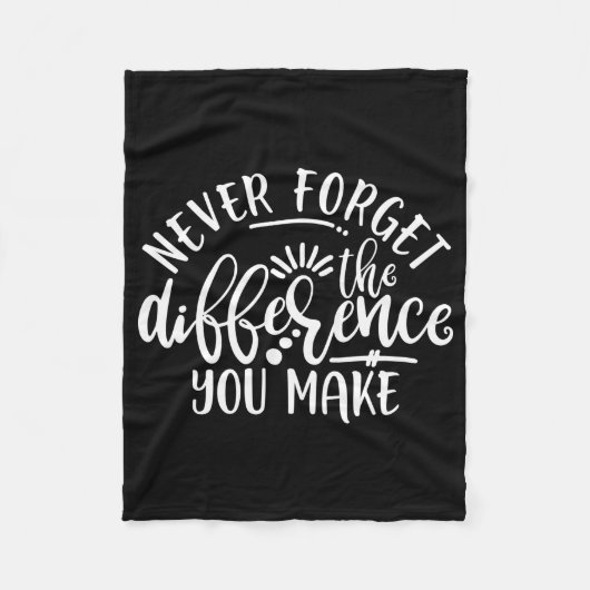 Ontwerpideaal voor onderwijswaardering fleece deken (Voorkant)