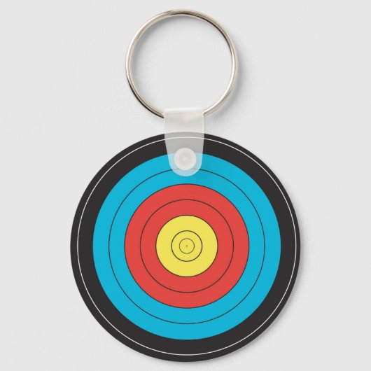Ontwerpjuwelen "Archery Target" Sleutelhanger (Voorkant)