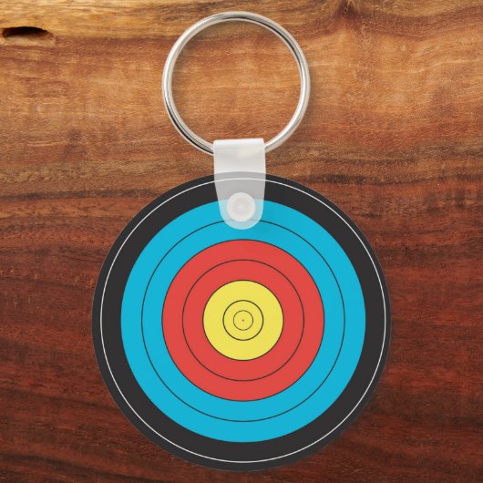 Ontwerpjuwelen "Archery Target" Sleutelhanger (Voorkant)