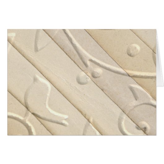 Ontwerpkaart met reliëfpapier (Voorkant Horizontaal)