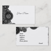 Ontwerpkaart Retro Visitekaartje (Voorkant / Achterkant)