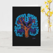 Ontwerpkaart voor hersenbomen kaart (Gele Bloem)