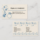 Ontwerpkaarten voor bedrijven of profielen visitekaartje (Voorkant / Achterkant)