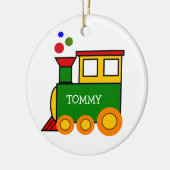 Ontwerpkeramisch Ornament van de treinmotor (Links)