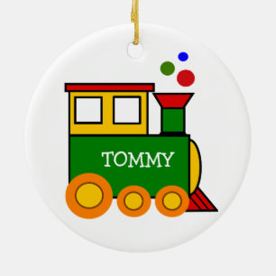 Ontwerpkeramisch Ornament van de treinmotor