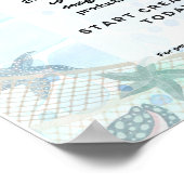 Ontwerpkeurmerk voor eigenlijke kustgebeurtenissen poster (Hoek)