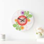 Ontwerpklok voor bloem met FRenee2 Grote Klok (Huis)