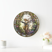 Ontwerpklok voor Glas in lood Grote Klok (Huis)