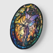 Ontwerpklok voor Glas in lood Grote Klok (Hoek)