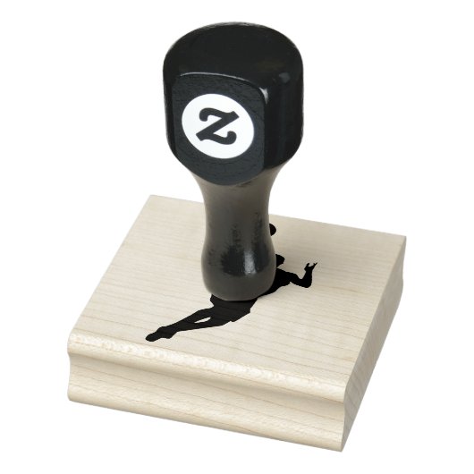 Ontwerpknop voor Basketball Player Rubberstempel (Stempel)