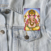 Ontwerpknoppen van Heer Ganesha Button (Insitu)
