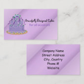 Ontwerpkoeken/bakken Visitekaartje (Voorkant / Achterkant)