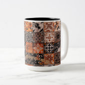 Ontwerpkoffie Tweekleurige Koffiemok (Voorkant rechts)