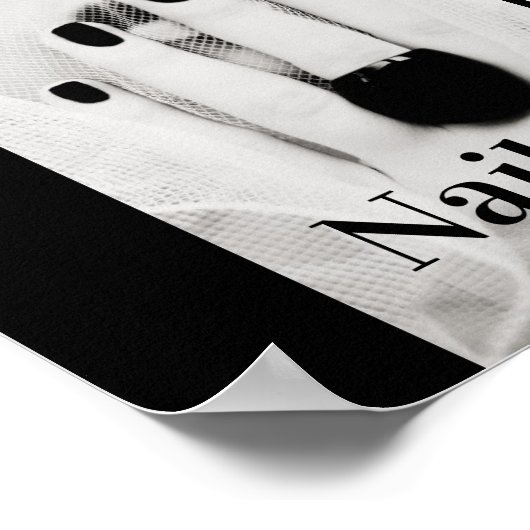 Ontwerpkunst Mode Fingernagel Art Poster (Hoek)